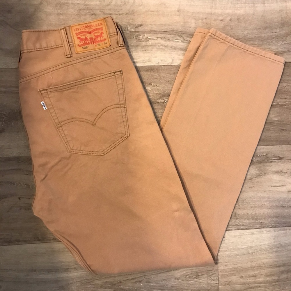 Levi’s 508 denim jeans khaki men’s 38/34